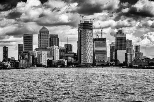 Canary Wharf from the River Thames