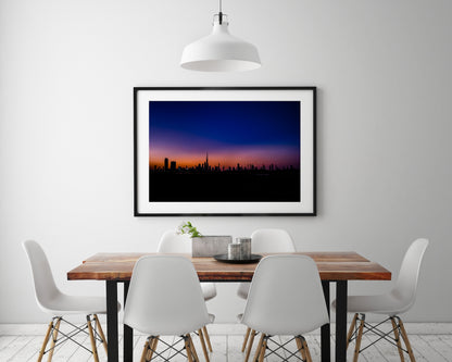 Dubai Sunset, Limited Edition Fine Art Print