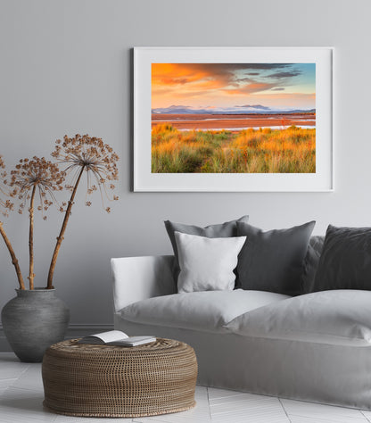 Sandscale Sunset, Limited Edition, Fine Art Colour Print