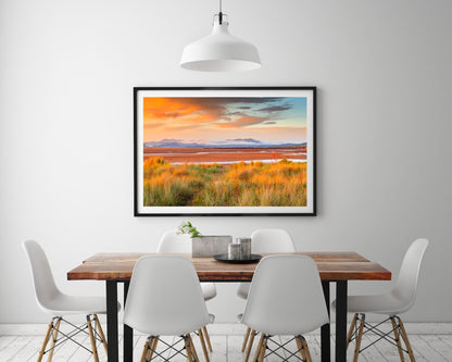 Sandscale Sunset, Limited Edition, Fine Art Colour Print